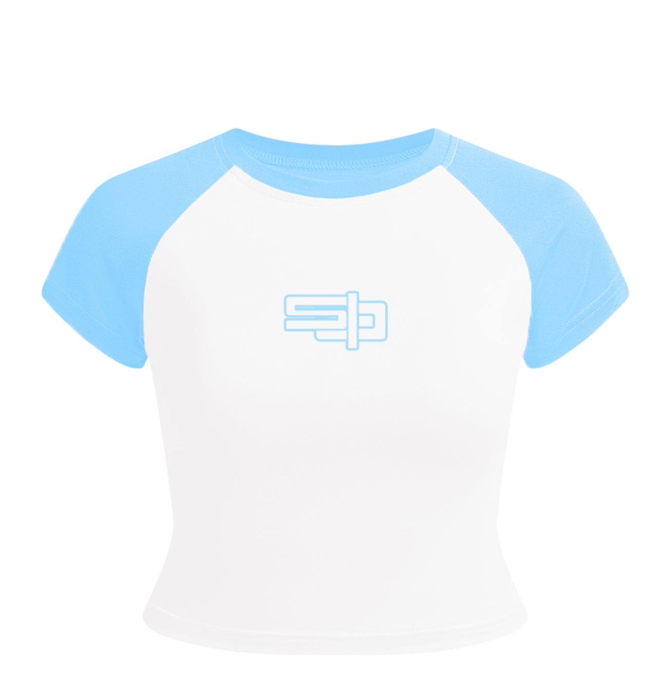 Blue Crop Top