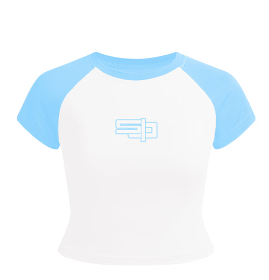 Blue Crop Top